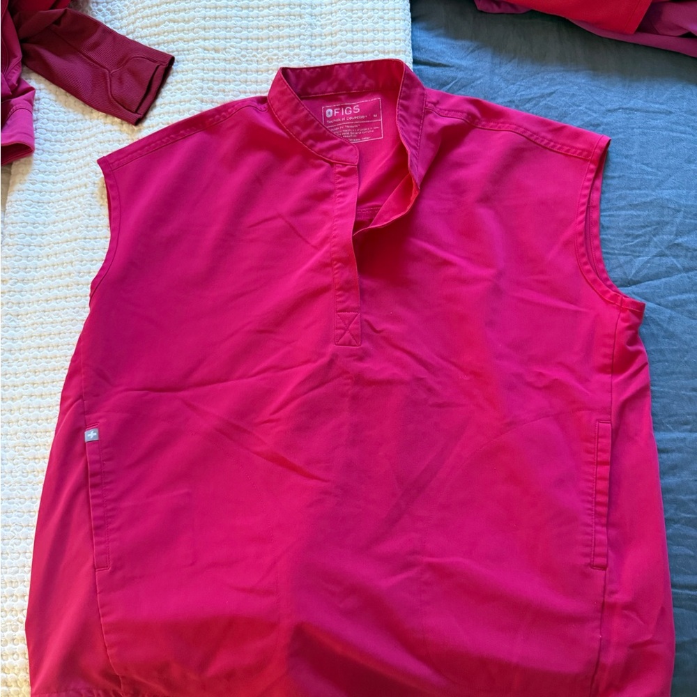Figs Ultra Rose Rafaela Top
